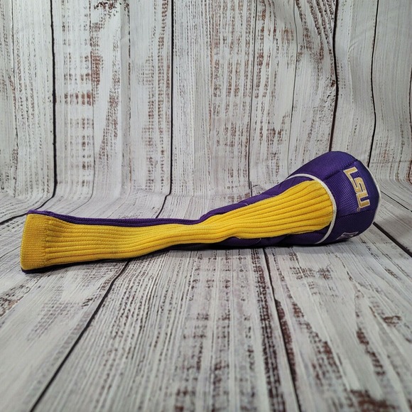 Clemson Tigers "X" Golf Club Purple Yellow Cover - Picture 3 of 5